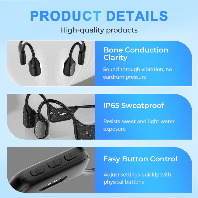 🌎Ends Today: 83% OFF!⏰👂Revitalize your ears again💖 💥 LIMITED TIME OFFER!🔥Advanced Bone Conduction Smart Hearing Headphones